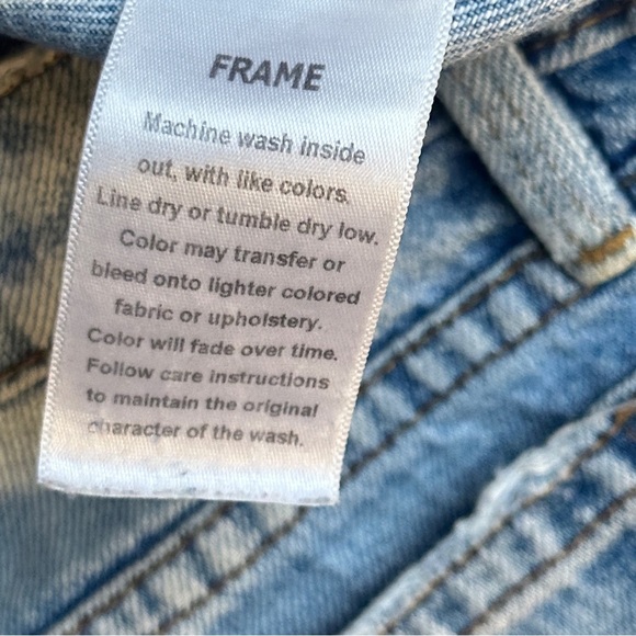 Frame Le Grand Garçon Distressed Boyfriend Jeans – Size 26 - Picture 11 of 15